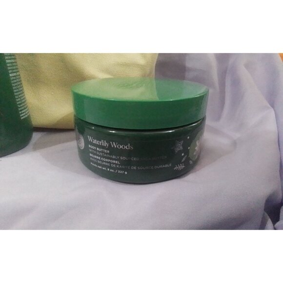 Arbonne Waterlily Woods Body Butter & Bubble Bath/Body Wash Set With Bag - Picture 4 of 4